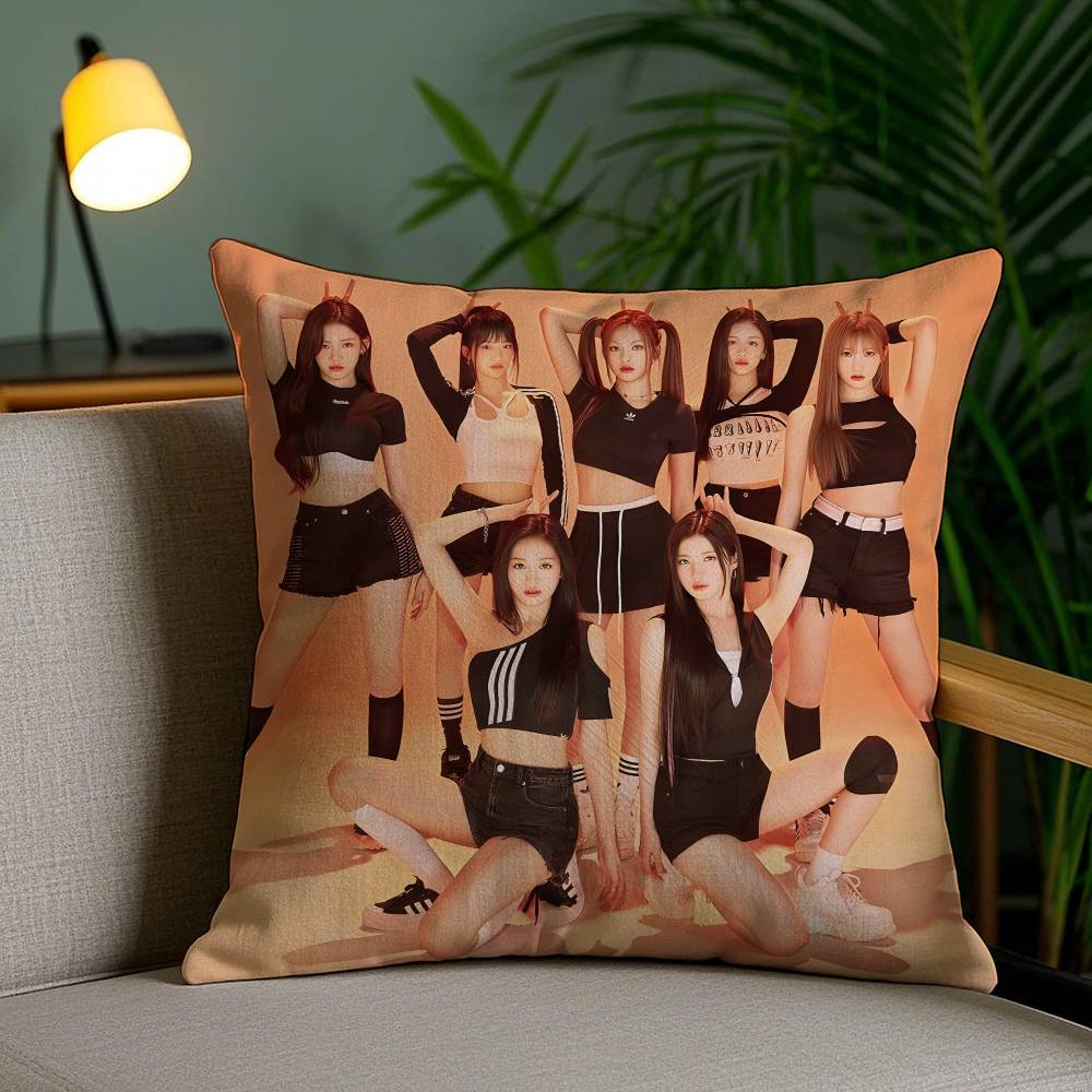 Music Album DRIP B-BabyMonster-MT Cushions Pillow Case Sofa And Living Room Decorative Cushion Covers Dust-proof And Mite-proof