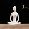 12 Styles Abstract Figure Art Ceramic Yoga Poses Figurine Porcelain Lady Statue Home Yoga Study Studio Decor Ornament  Sculpture