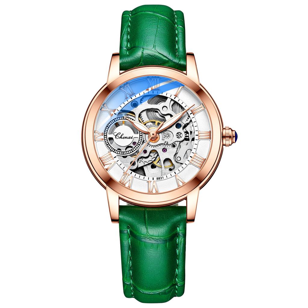 CHENXI Women Automatic Mechanical Watch Top Brand Luxury Stainless Steel Waterproof Wrist Watch
