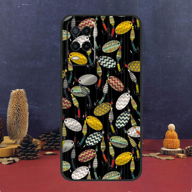 Fishing Tackle For OPPO A58 A78 A98 A15 A16 A17 A76 A96 A77 A52 A72 A5 A9 A79 A94 A74 A57S A53S A54S Case
