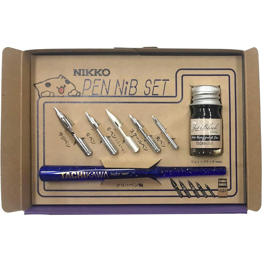 Tachikawa Pin Manufacturing Co., Ltd. Набор перьев для манги Tachikawa Nikko N-CPS