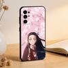 Demon N-Nezuko Phone Case For Samsung S25,S24,S21,S22,S23,S30,Ultra,S20,Plus,Fe,Soft Silicone Black Cover