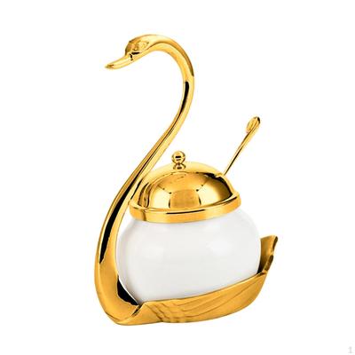 Porcelain Spice Jar Salt Bowl Sugar Container for Party Buffets Coffee Bar