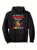 Men's &Autism AwarenessI Have AutismPuzzle Piece & Rainbow Hands Hooded SweaterSoft Comfortable Pullover Hoodie with Autistic Symb