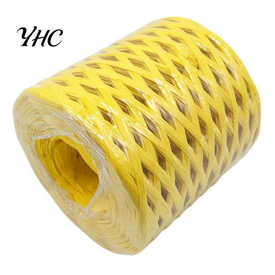 Raffia Yarn 1 Roll Decorative Widely Applied Wrapping Ribbon Gift Straw Packaging Paper for DIY