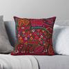 Mola De Panama Kuna Pillowcase Polyester Linen Velvet Pattern Zip Decor Pillow Case Bed Cushion Cover Wholesale