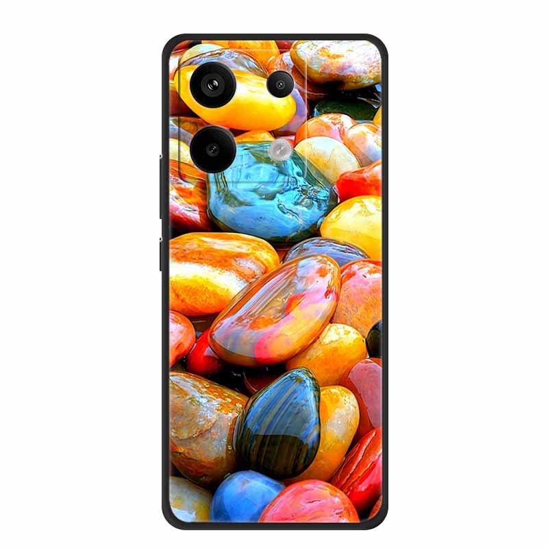 For Xiaomi Redmi Note 13 Pro 5G 4G Case Animals TPU Soft Silicone Back Cover Phone Cases for Redmi Note13 4G 5G Bumper Wolf Para