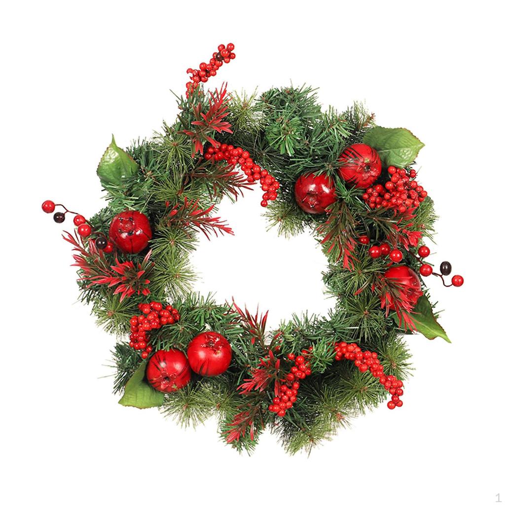 Christmas Wreath Garland Decorative Decoration Flower for Party
