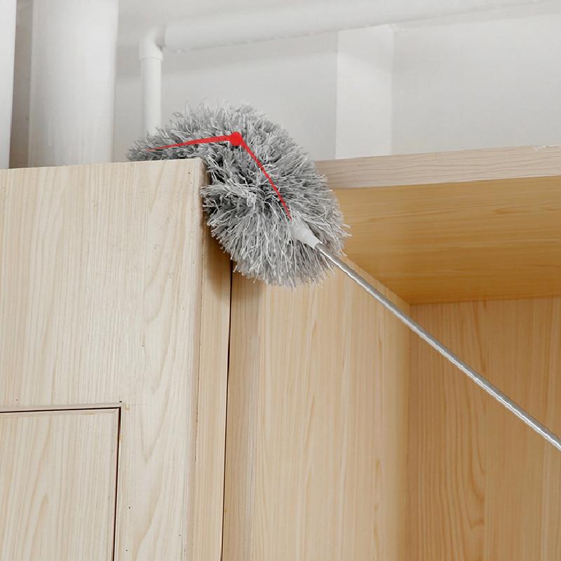 Fiber Dusting Duster With Telescopic Pole For Home Cleaning And Dusting Tasks