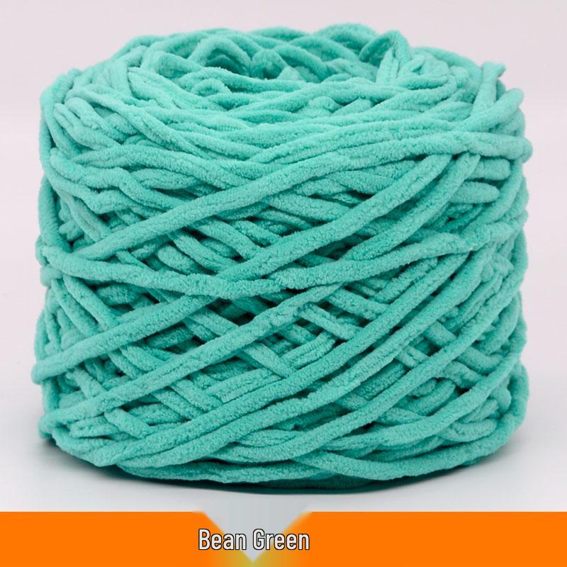 Plush Wool Yarn for Hand-Knitted Crochet Shoes & Slippers