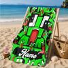 Custom Name Space Alien Un-speakable Beach Towel Microfiber Beach Towel, Lightweight and Quick-Dry, for Summer Travel, Swimming Pool Gift