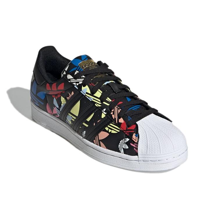 adidas Originals Superstar 'Allover Trefoil Black Multi' H00182