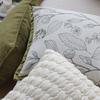 Ins Cream Style Pillow Green Cushion Pillow Cover Living Room Sofa Model Room Bay Window Cushion Does Not Contain Core