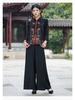 Herbst Retro Chinesischer Froschknopf Bestickte Langarm Tang Anzug Jacke für Damen.