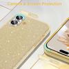 Gold Glitter Bling Case for Iphone 16 Pro Max 15 Plus 14 13 Mini 12 11 X Xs Xr Se 2022 2020 7 8 6 6S 16Pro Girls Women Sparkle Phone Cover Accessories
