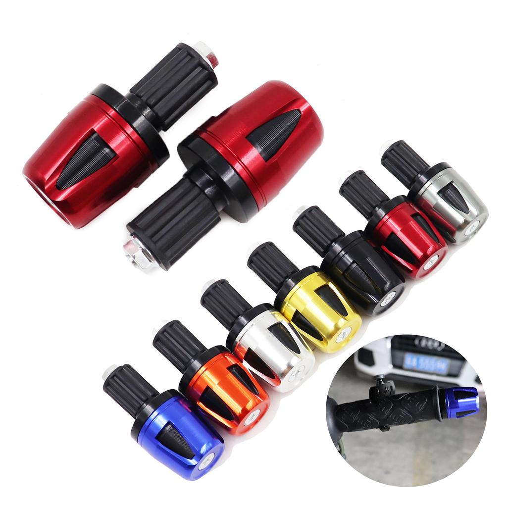 Bar End Plugs Handlebar End Caps Motorcycle Handlebar Plugs for Most Motorcycle Bicycle Mountain Bike 7Colors