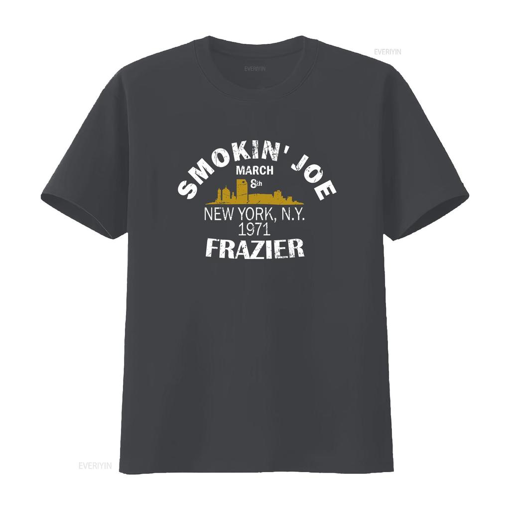 Joe Frazier Active T Shirt Logo Mens Black Funny Size S to 5XL vintage Washed Unisex Breathable designer clothes
