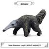 Wild Forest Animal Model Toy Set: Rabbit, White-tailed Deer, Fox & Owl