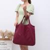Foldable Handbag Portable Reusable Shopping Bag Bright Colors Durable Travel Tote Bag for Supermarket