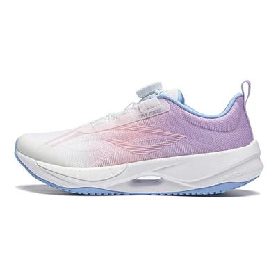 Li Ning Kids Lightweight Running Shoes Kids Sneakers White Purple YKFU034-4