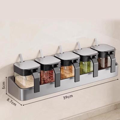 Modern Spice Jar Storage Set
