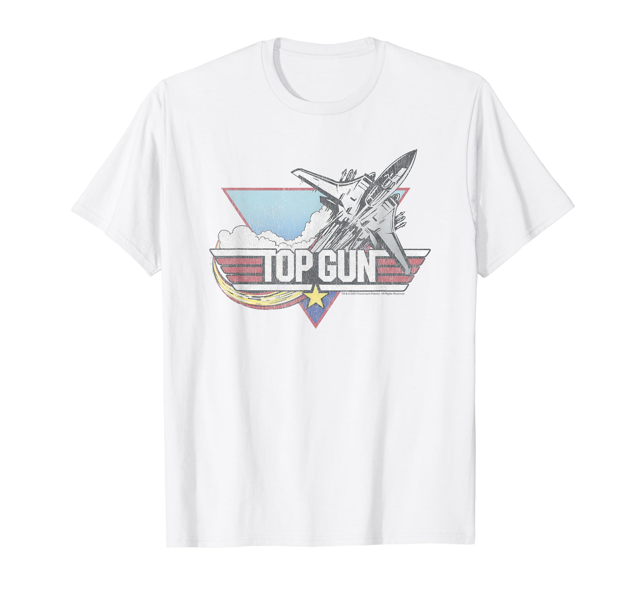 

Футболка с логотипом самолета Top Gun Classic белый