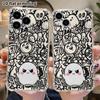 Phone Case: 2D Flat Suitable for iPhone 18 17 16 15 14 13 Pro Transparent Corner Protection Case, Stop, Christmas and Halloween Gifts