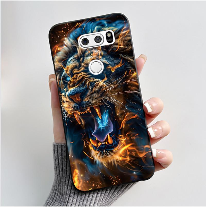 Casing For LG V30 V30+ V30S V30S+ V35 V35+ ThinQ Slim Soft Black Silicon Case Aesthetic Luxury Cute Cool Boys Girls Back Cover