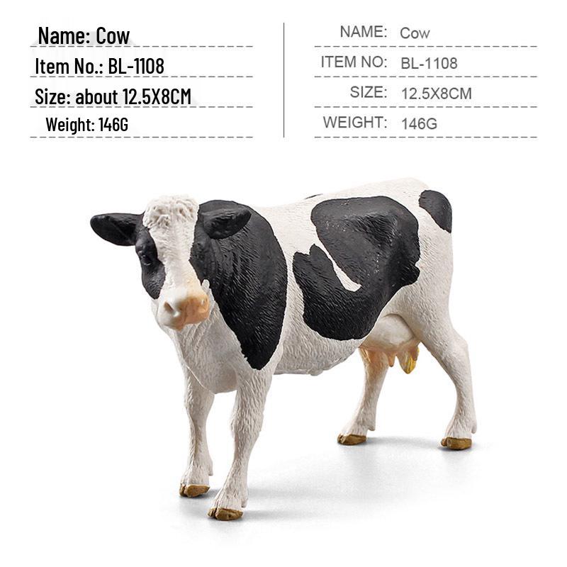 Cross-Border Farm Animal Miniature Model Set: Chickens, Ducks, Geese, Cows, and More