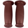 KIMISS 1 Pair 1in/25mm Universal Handlebar Grips, Left & Right Comfortable Motorcycle Vintage Style