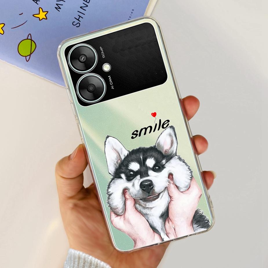 For Xiaomi Redmi 13C 5G Case Redmi 13R Stylish Painted Back Cover Soft Silicone Phone Case For Redmi 13R Redmi13C 5G Fundas Capa