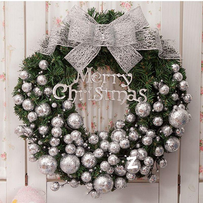 

30/40/50/60 см Рождественский ротанговый венок для дверей и окон