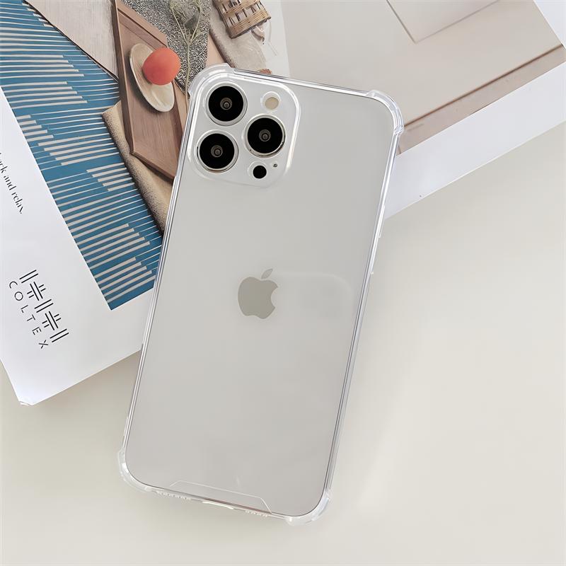 Luxury Clear Shockproof Case For iPhone 15 14 13 12 11 Pro Max Phone Cover On iPhone 13 12 Mini X XR XS 8 14 15 Plus Back Cover