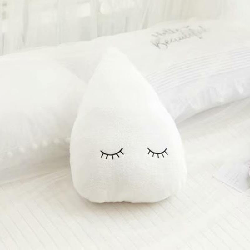 INS Starry Sky Series Throw Pillow | Plush Cloud, Moon, Raindrop, and Star Sofa Cushions for Children's Room Decor