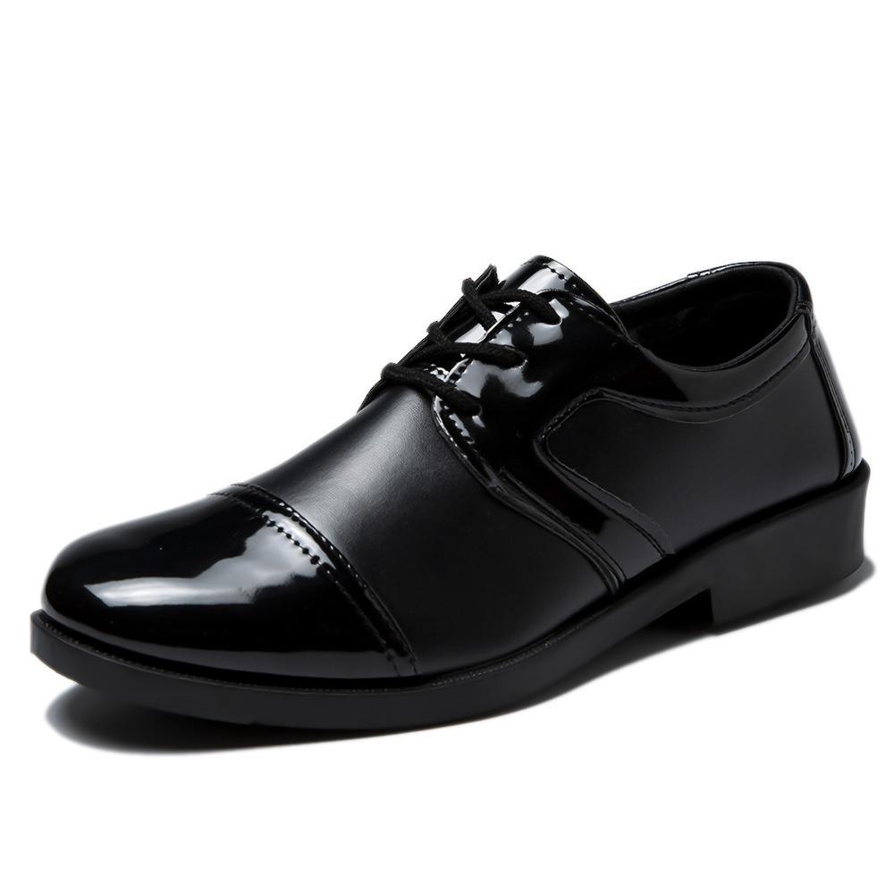 

Одинарная сетка яркая кожа деловые кожаные туфли жених свидетель туфли полувысокий каблук повседневная работа профессиональная мужская обувь 39