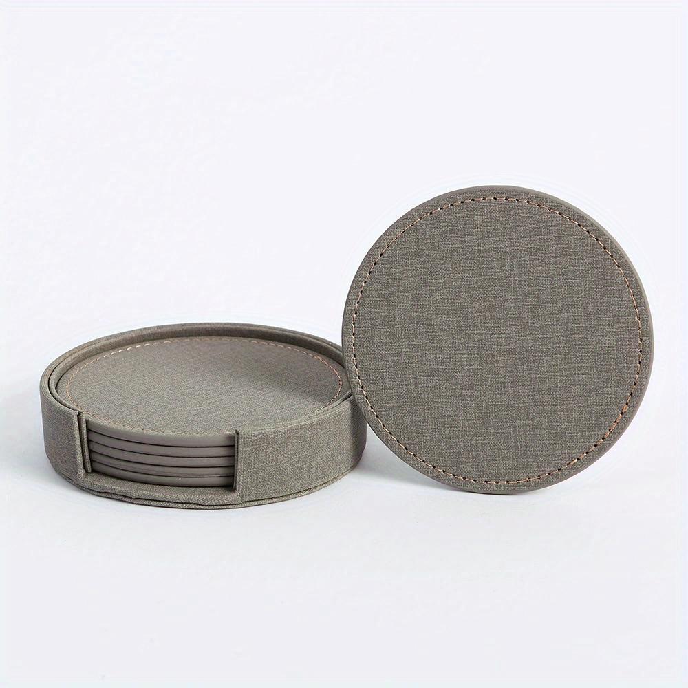 6 peças/conjunto porta-copos de madeira, tapetes para chá e café, balcão de bar, protetor de canecas com isolamento térmico e resistente ao calor