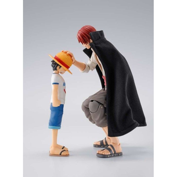 Figurines One Piece - Shanks &amp; Monkey.D.Luffy Childhood S.H.Figuarts Bandai