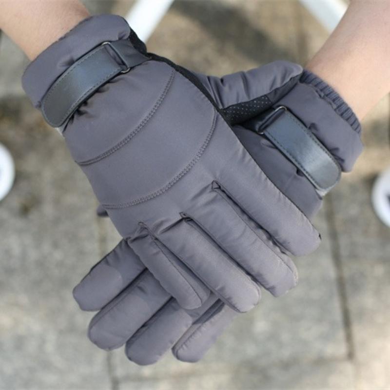 Winter Men Warm Gloves Outdoor Cycling Cold Proof Gloves Skiing Waterproof Gloves Thickened Warm Gloves
