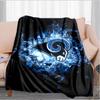 Rams Team Spirit Printed Throws Blanket Soft Flannel Blankets for Couch Bed Gifts for Men Women Picnic Blanket Christmas Gifts