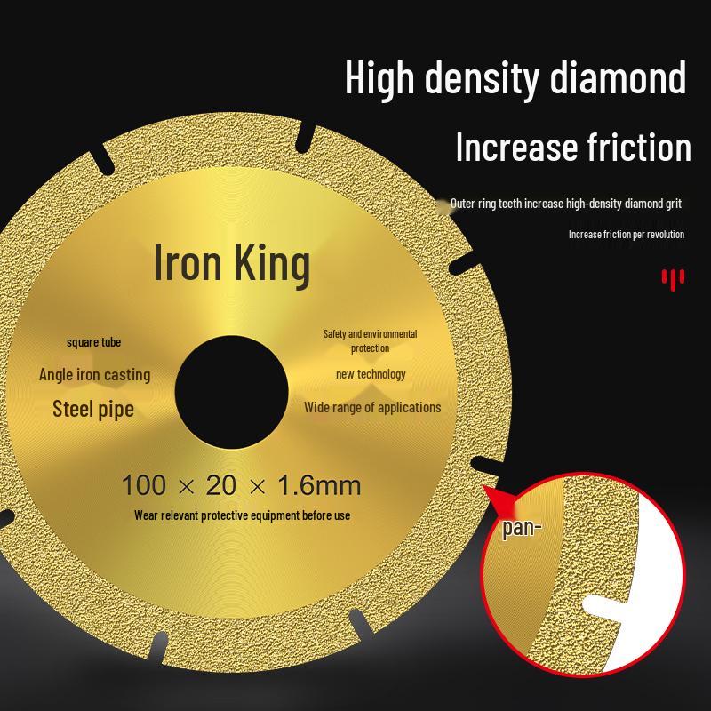 Angle Grinder Cutting Disc - Iron Cutter King for Stainless Steel & Metal | Diamond Grinding Wheel