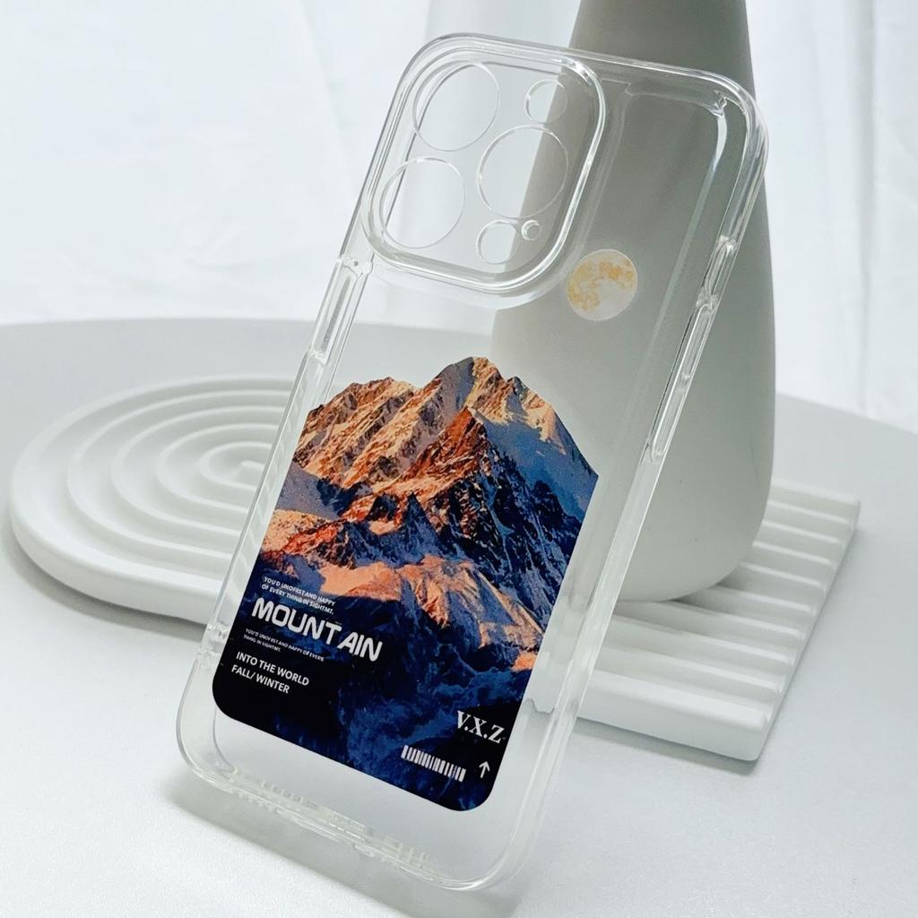 Rizhao Kingsoft Is Suitable for IPhone 12 Promax Protective Case Anti-fall Landscape Painting Apple 12 Mobile Phone Case Full Package