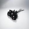1Pc With Eyeball Halloween Eyeball Rose Simulation Handmade Eyeball Fake Flower Exquisite Artificial Black Rose Accessories