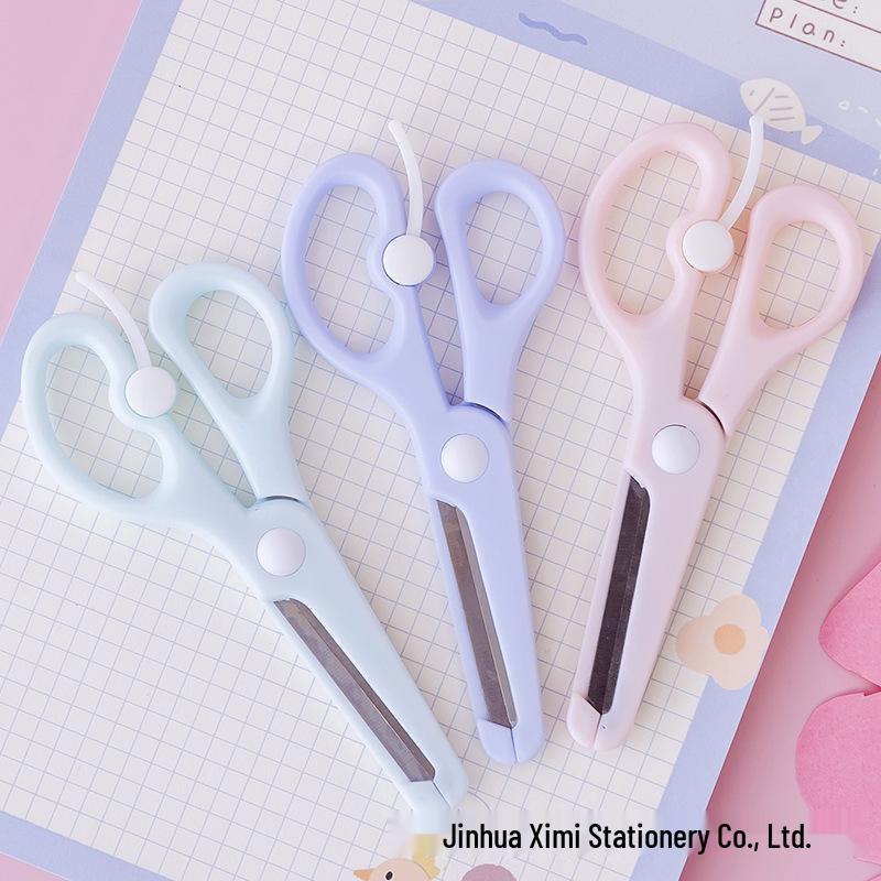 Children's Art Scissors for School Crafts - Easy-Cut, Labor-Saving Design for Kids