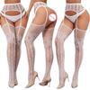 New Sexy Garters Stockings Hot Women Crotchless Tights Sexy Lingerie Hollow Out Pantyhose Sex Accessories Fashion High Socks