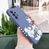 Magnolia Flower Case For Samsung A16 A06 A73 A53 A33 A24 A23 A15 A25 A35 A55 A13 A03S A72 A52S A32 A02S A22 A04S 4G 5G Cover