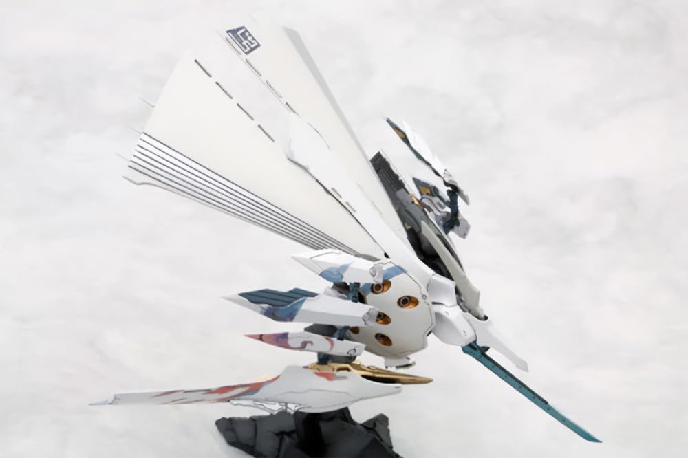 Kotobukiya Ikaruga Hitekkai Silver Chicken Scale Plastic Approximately 155mm Long [White], 1/144 Model,