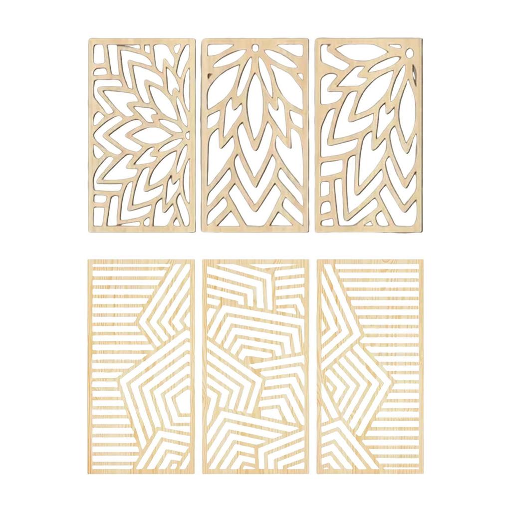 3x Wall Sculpture Sturdy Hollow Collectible Gifts Indoor Gift Fireplace Office Housewarming Bedroom Ornament Home Decoration