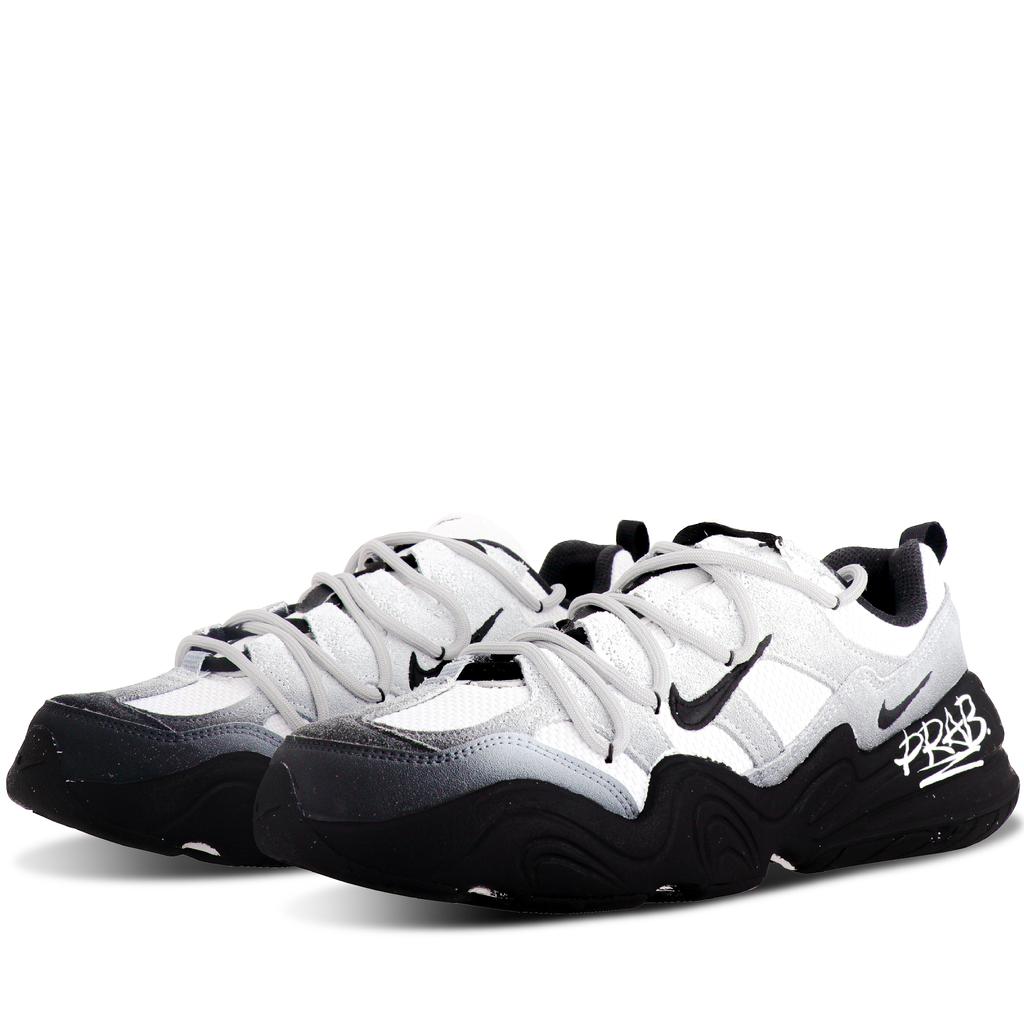 Nike Tech Hera Suede Abrasion Resistant Low top Casual Shoes Unisex Black White FJ9532-101(Team375-SBOX)
