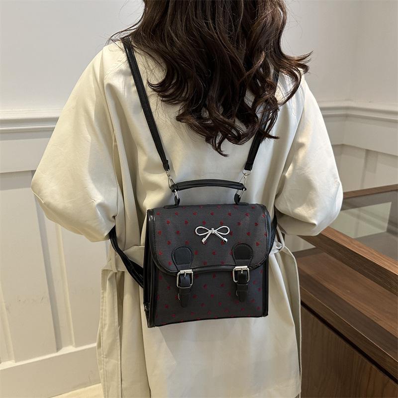 2025 New Trendy and Beautiful Casual Personalized Backpack Niche Fashion Portable Small Bag Women's Bag Student Bag