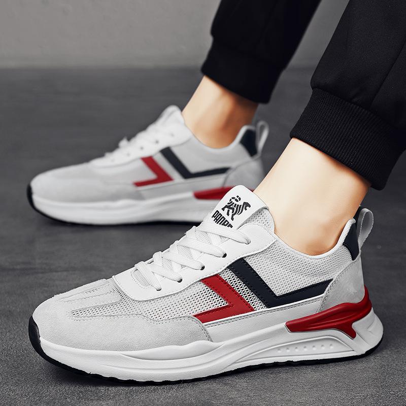 

Тонкие мужские сетчатые туфли, летняя новая дышащая повседневная обувь, модные сетчатые легкие кроссовки для бега, спортивная обувь 39